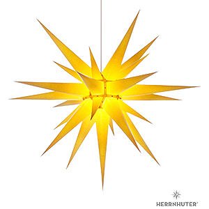 Adventssterne und Weihnachtssterne Herrnhuter Stern I8 Herrnhuter Stern I8 gelb Papier - 80 cm
