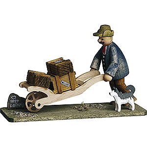 Small Figures & Ornaments Gnter Reichel Born Country Hiemann's Toy Delivery - 7 cm / 2.8 inch