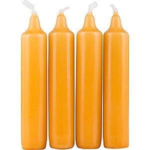 World of Light Candles High Quality Pyramid-Candles Honey Color - D=2.0 cm (0.79 Inch)