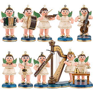  Himmlische Klnge - Hubrig Engelsorchester Set mit 10 Figuren