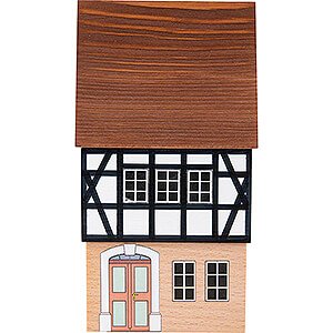 Kleine Figuren & Miniaturen Hintergrundhuser Hintergrundhaus Brgerhaus mit 3 Fenstern im OG - 16 cm