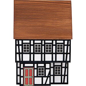 Kleine Figuren & Miniaturen Hintergrundhuser Hintergrundhaus Brgerhaus mit Fachwerk im EG - 16 cm