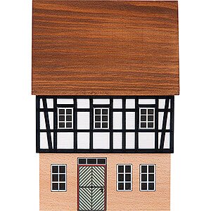 Kleine Figuren & Miniaturen Hintergrundhuser Hintergrundhaus Wohnhaus Traufhaus - 16 cm