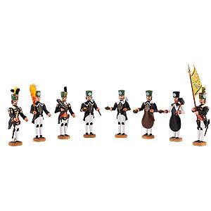 Small Figures & Ornaments Walter Werner Figurines Historic Miners' Parade - Below Ground - 8 pieces - 8 cm / 3.1 inch