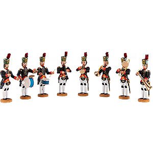 Kleine Figuren & Miniaturen Walter Werner Figuren Historische Bergparade - Musiker - 8-tlg. - 8 cm