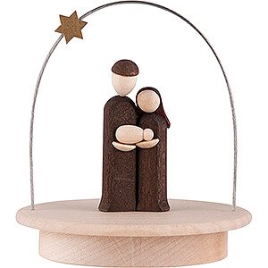 Nativity Figurines All Nativity Figurines Holy Family with Star Arch - natural - 8,5 cm / 3.3 inch