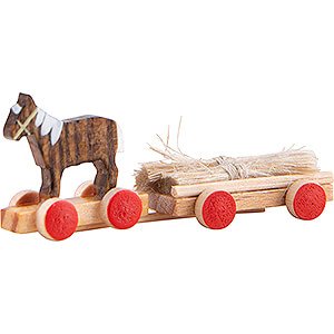 Small Figures & Ornaments Flade Flax Haired Children Horse Cart - 2 cm / 0.8 inch