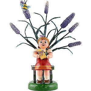 Kleine Figuren & Miniaturen Hubrig Herbstkinder Jahresfigur 2024 Lavendel - 13 cm
