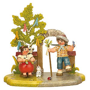 Kleine Figuren & Miniaturen Hubrig Vier Jahreszeiten Jahreszeit - Frhling - 13x12 cm