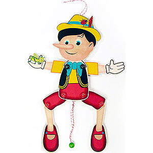 Wooden Toys Construction games Hampelmnner Jumping Pinocchio - 43 cm / 16.9 inch