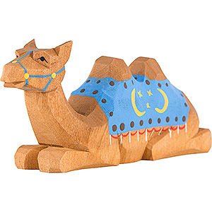 Krippenfiguren Alle Krippenfiguren Kamel liegend - 4 cm
