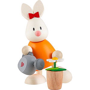 Kleine Figuren & Miniaturen Max & Emma (Hobler) Kaninchen Emma mit Giekanne - 9 cm
