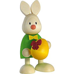 Geschenkideen Ostern Kaninchen Max mit groem Ei - 9 cm