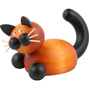 Kleine Figuren & Miniaturen Martin Tierfiguren Katze Bommel auf der Lauer - 5,5 cm