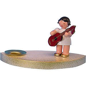 Lichterwelt Kerzenhalter Engel Kerzenhalter Engel mit Gitarre - 7 cm
