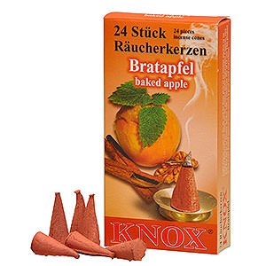 Smokers Incense Cones Knox Incense Cones - Baked Apple