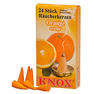 Smokers Incense Cones Knox Incense Cones - Orange