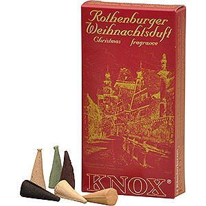 Smokers Incense Cones Knox Incense Cones - Rothenburg Christmas Fragrance Mix