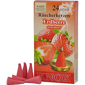 Smokers Incense Cones Knox Incense Cones - Strawberry