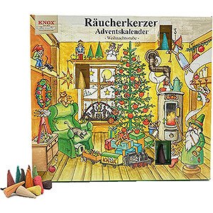 Ruchermnner Rucherkerzen Knox Rucherkerzen-Adventskalender - Motiv 2023 - 24 cm
