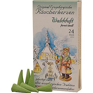 Ruchermnner Rucherkerzen Knox Rucherkerzen - Original Erzgebirgische Rucherkerzen - Waldduft