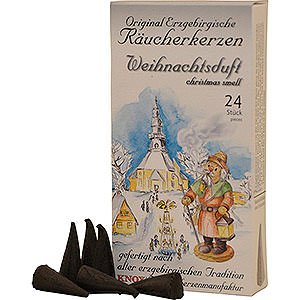 Ruchermnner Rucherkerzen Knox Rucherkerzen - Original Erzgebirgische Rucherkerzen - Weihnachsduft