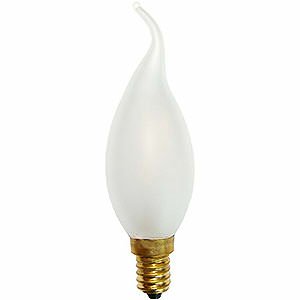 Lichterwelt Ersatzlampen LED-Windstolampe gefrostet - Sockel E14 - 230V/2,5W