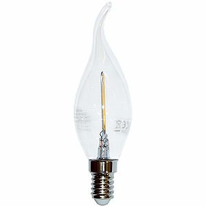 Lichterwelt Ersatzlampen LED-Windstolampe klar - Sockel E14 - 230V/2W