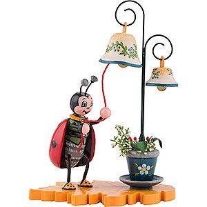 Small Figures & Ornaments Hubrig Beetles Ladybug with Chimes - 8 cm / 3 inch