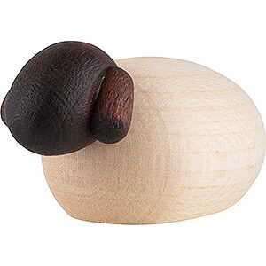 Kleine Figuren & Miniaturen Bjrn Khler Krippe klein Lamm mit schwarzem Kopf einzeln, natur - 1,5 cm