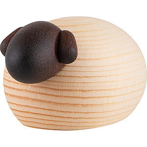Kleine Figuren & Miniaturen Bjrn Khler Krippe gro Lamm mit schwarzem Kopf einzeln, natur - 2,5 cm