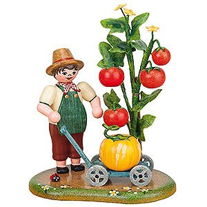 Kleine Figuren & Miniaturen Hubrig Vier Jahreszeiten Landidyll Gartenfreuden - 11x9 cm