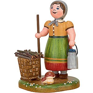 Kleine Figuren & Miniaturen Hubrig Vier Jahreszeiten Landidyll Landfrau - 7 cm