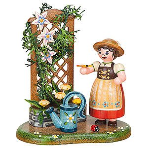 Kleine Figuren & Miniaturen Hubrig Vier Jahreszeiten Landidyll Sommerblumenranke - 10 cm