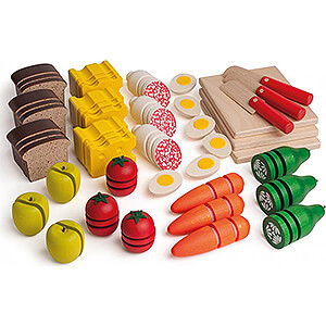 Wooden Toys Wooden Toy Shops Learning Box Cutting Set - 21,4 cm / 8.4 inch