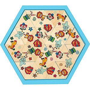 Holzspielzeug Bau- und Legespiele Legespiel Zirkus - 25 cm