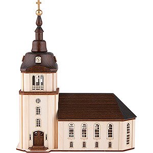 Lichterwelt Lichterhuser Lichterhaus Dorfkirche  - 23 cm