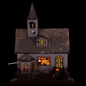 Lichterwelt Lichterhuser Lichterhaus Halloweenhaus - 36 cm