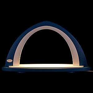 Candle Arches Blank Candle Arches Light Arch without Figurines - Blue/White - 52x29,7 cm / 20.5x11.7 inch