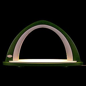 Candle Arches Blank Candle Arches Light Arch without Figurines - Green/White - 52x29,7 cm / 20.5x11.7 inch