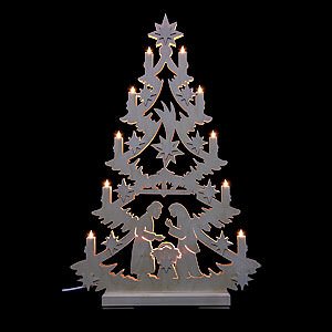World of Light Light Triangles Light Triangle - Christmas Tree - 70x46x5,5 cm / 27x18x2 inch