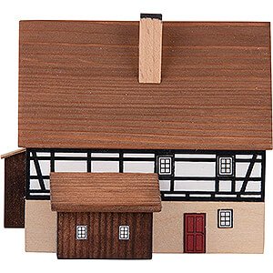World of Light Lighted Houses Lighted House Artisan's House with Annex - 8,7 cm / 3.4 inch