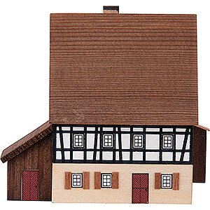 World of Light Lighted Houses Lighted House Farmhouse with Annex - 9,1 cm / 3.6 inch