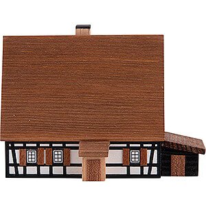 World of Light Lighted Houses Lighted House Farmhouse with Shed - 7,2 cm / 2.8 inch