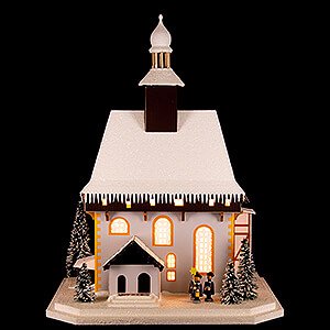 World of Light Lighted Houses Lighted House Fortified Church Groruckerswalde - 29 cm / 11.4 inch