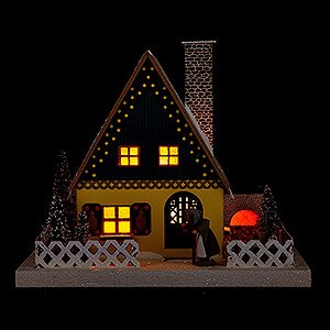 World of Light Lighted Houses Lighted House - Gingerbread House - 24,5 cm / 9.6 inch