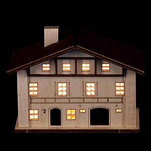 World of Light Lighted Houses Lighted House - Mountain Farm - 8,5 cm / 3.3 inch