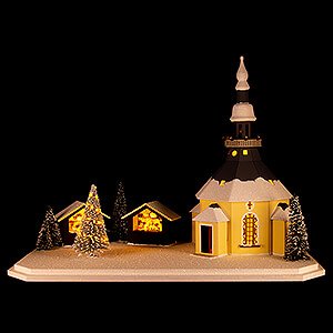 World of Light Lighted Houses Lighted House Seiffen Christmas - 34 cm / 13.4 inch