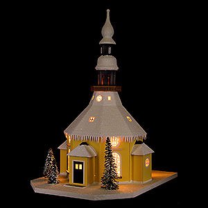 World of Light Lighted Houses Lighted House Seiffen Church - 40 cm / 15.7 inch