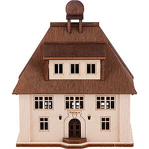 World of Light Lighted Houses Lighted House - Town Hall - 9,5 cm / 3.7 inch